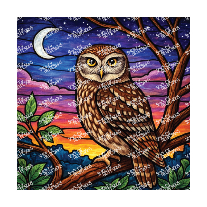 PatternPly® Transparent Birds Series Volume 2 Perched Owls  12