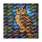 PatternPly® Transparent Birds Series Volume 2 Perched Owls 14 art scene artwork