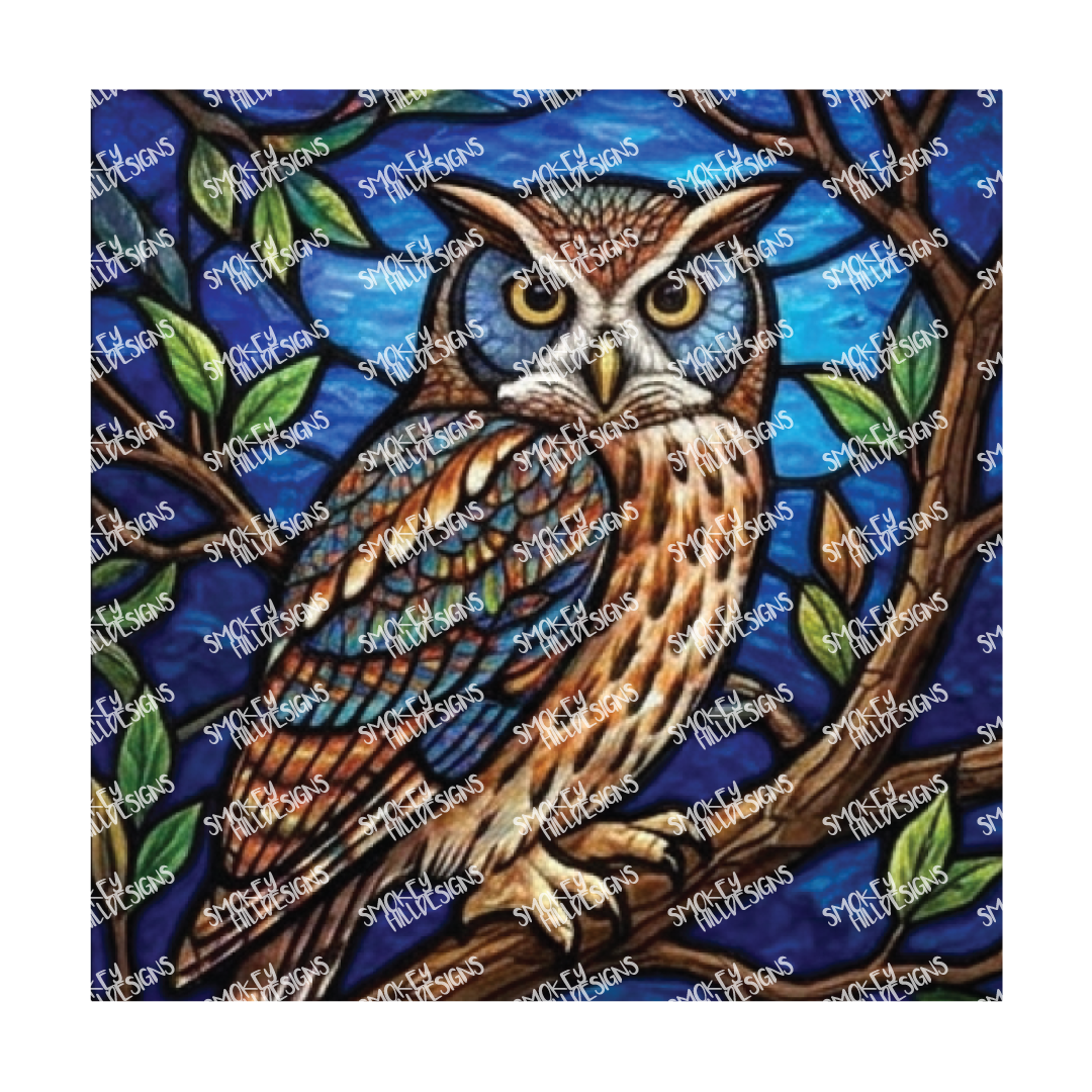 PatternPly® Transparent Birds Series Volume 2 Perched Owls  15
