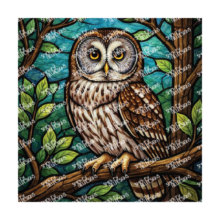 PatternPly® Full Coverage Birds Series Volume 2 Perched Owls 17