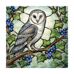 PatternPly® Transparent Birds Series Volume 2 Perched Owls 19 art scene artwork