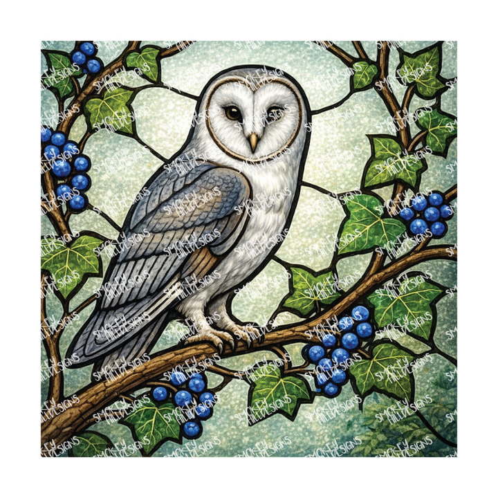 PatternPly® Full Coverage Birds Series Volume 2 Perched Owls 19
