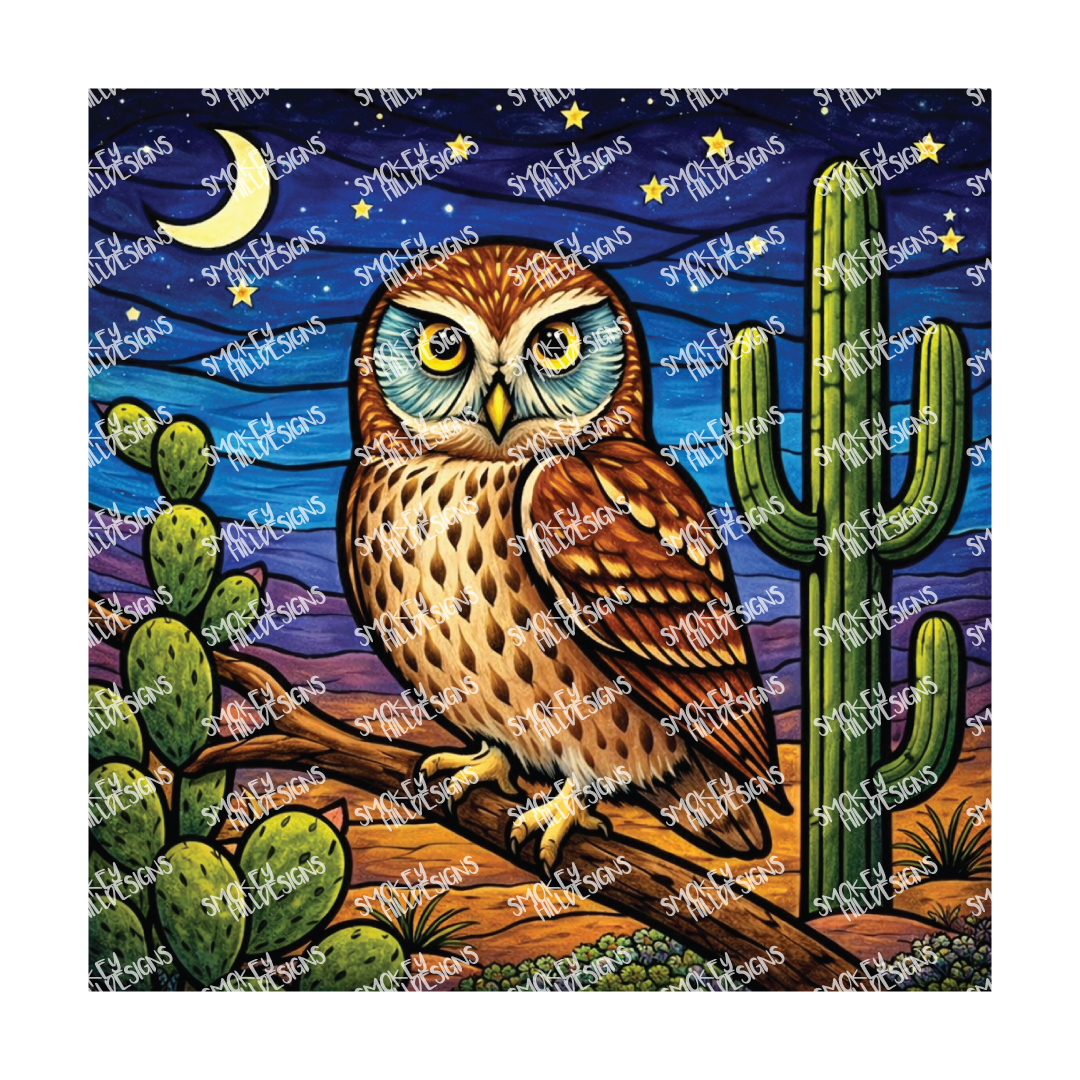 PatternPly® Full Coverage Birds Series Volume 2 Perched Owls 1