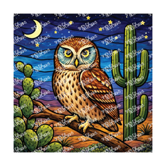 PatternPly® Transparent Birds Series Volume 2 Perched Owls  1