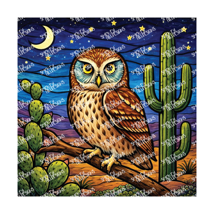 PatternPly® Transparent Birds Series Volume 2 Perched Owls  1