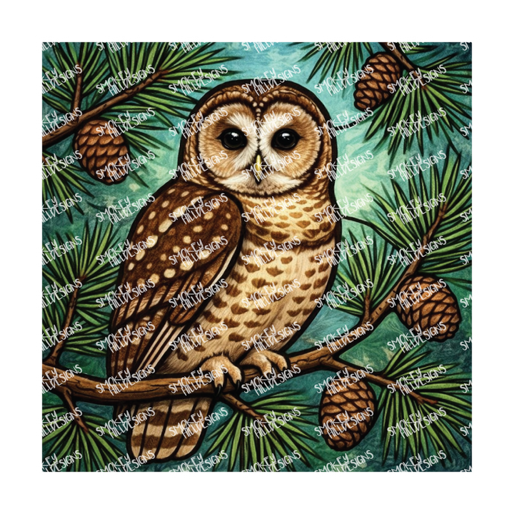 PatternPly® Full Coverage Birds Series Volume 2 Perched Owls 20