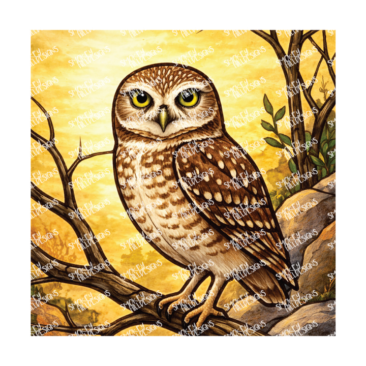 PatternPly® Transparent Birds Series Volume 2 Perched Owls  21