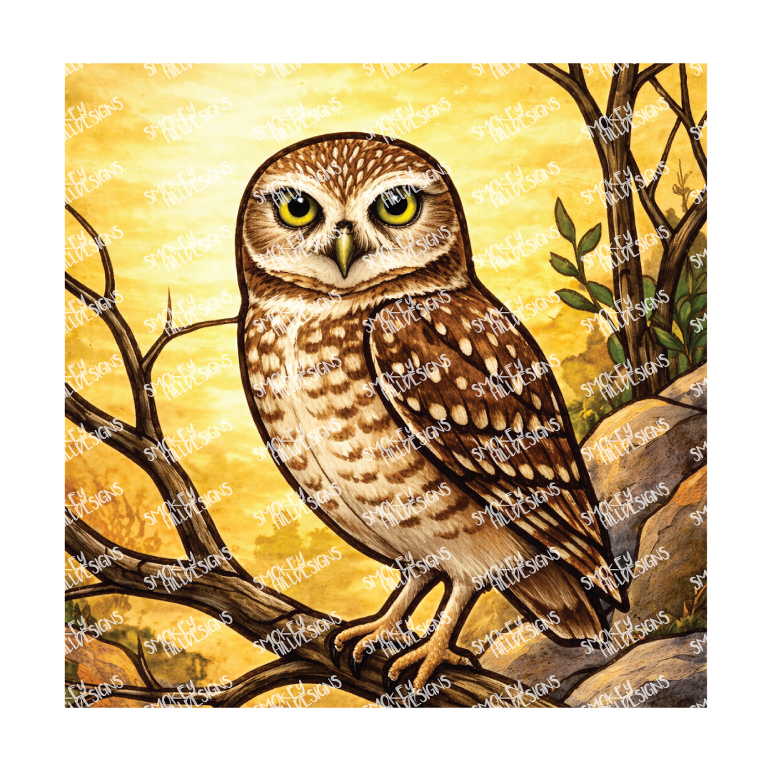 PatternPly® Full Coverage Birds Series Volume 2 Perched Owls 21