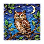 PatternPly® Transparent Birds Series Volume 2 Perched Owls 22 art scene artwork