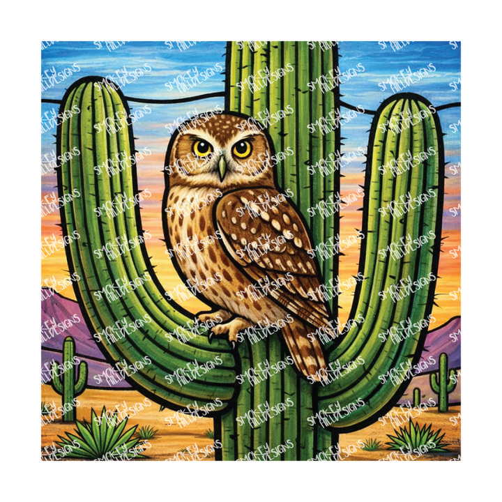 PatternPly® Full Coverage Birds Series Volume 2 Perched Owls 23