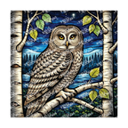 PatternPly® Transparent Birds Series Volume 2 Perched Owls 25 art scene artwork