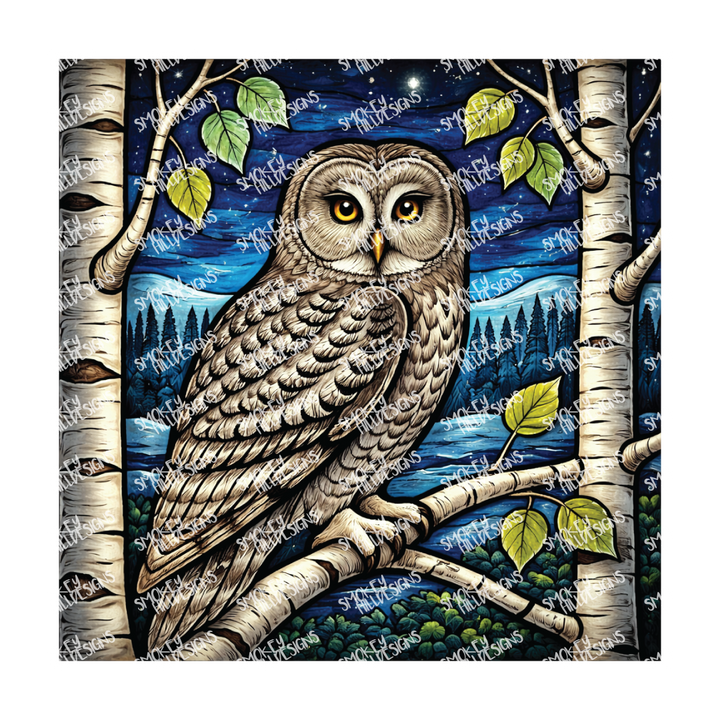 PatternPly® Transparent Birds Series Volume 2 Perched Owls  25
