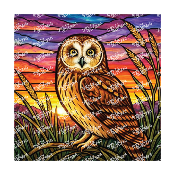 PatternPly® Transparent Birds Series Volume 2 Perched Owls  26