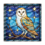 PatternPly® Transparent Birds Series Volume 2 Perched Owls 2 art scene artwork