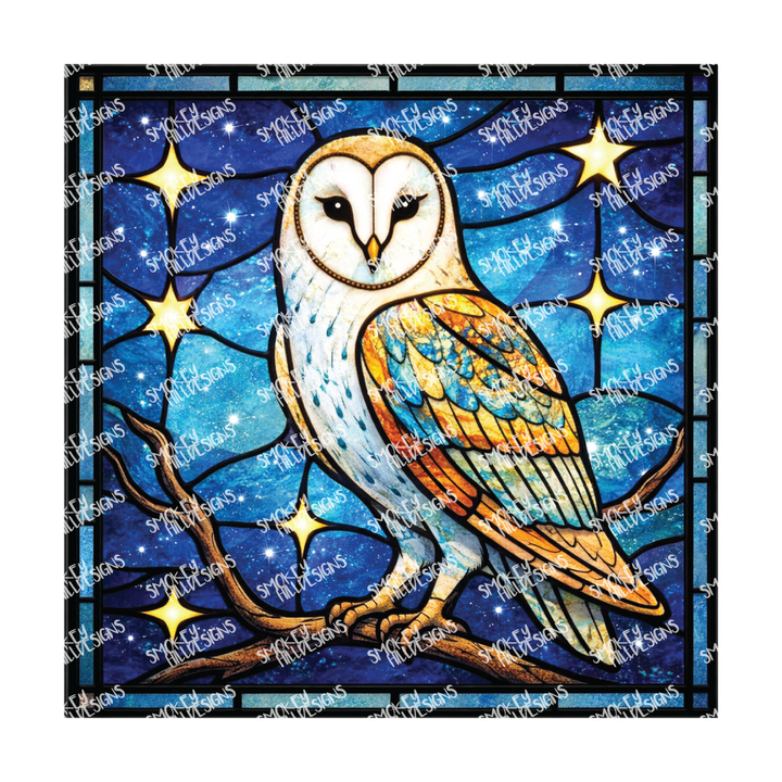 PatternPly® Transparent Birds Series Volume 2 Perched Owls  2