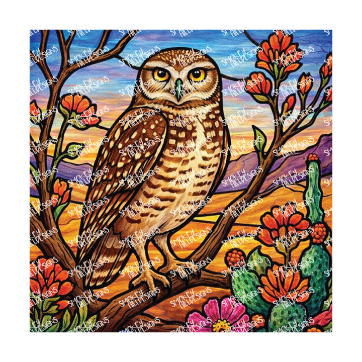 PatternPly® Transparent Birds Series Volume 2 Perched Owls  3