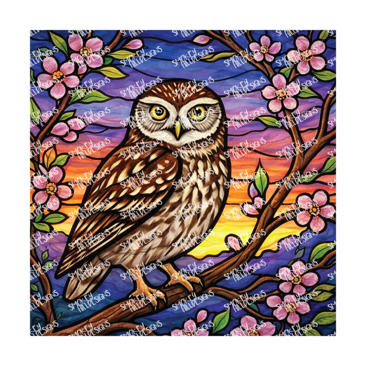 PatternPly® Full Coverage Birds Series Volume 2 Perched Owls 6