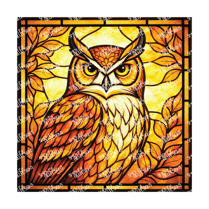 PatternPly® Transparent Birds Series Volume 2 Perched Owls  9