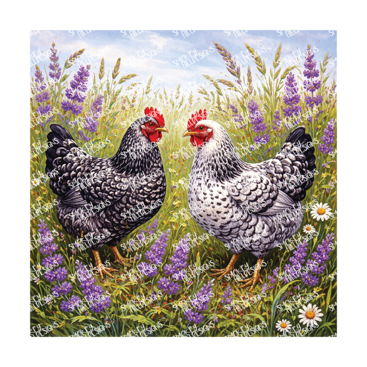 PatternPly® Transparent Birds Series Volume 3 Chickens and Roosters  10