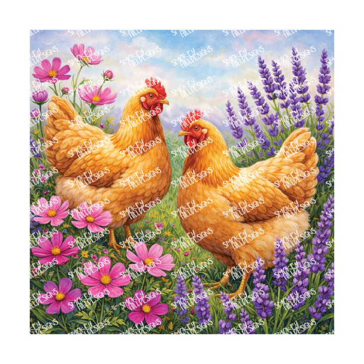 PatternPly® Transparent Birds Series Volume 3 Chickens and Roosters  11