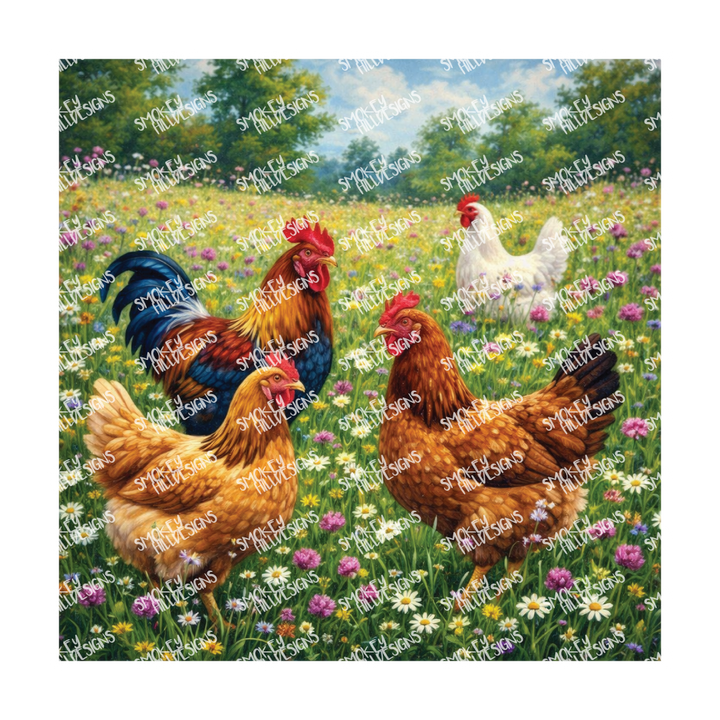 PatternPly® Full Coverage Birds Series Volume 3 Chickens and Roosters 12