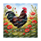 PatternPly® Transparent Birds Series Volume 3 Chickens and Roosters 13 art scene artwork