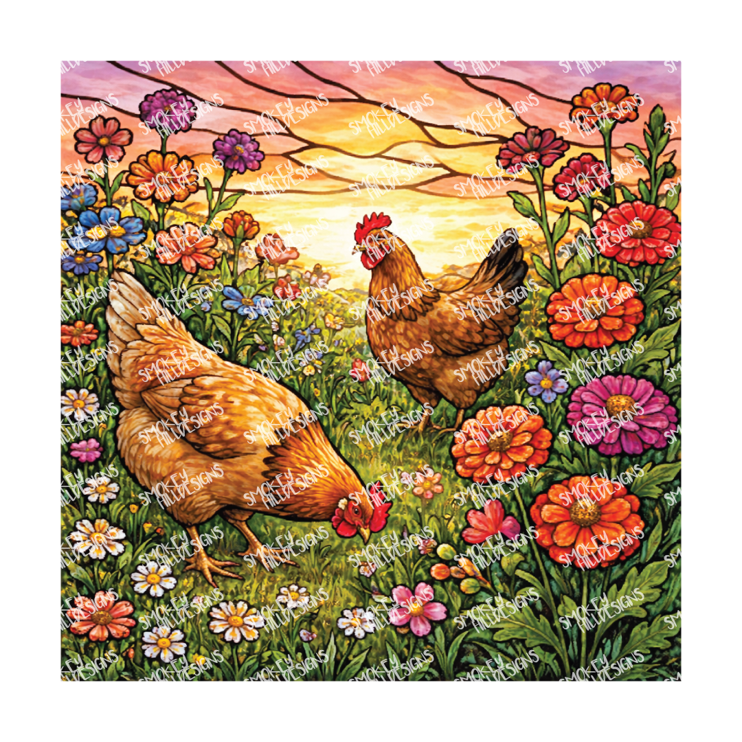 PatternPly® Full Coverage Birds Series Volume 3 Chickens and Roosters 16