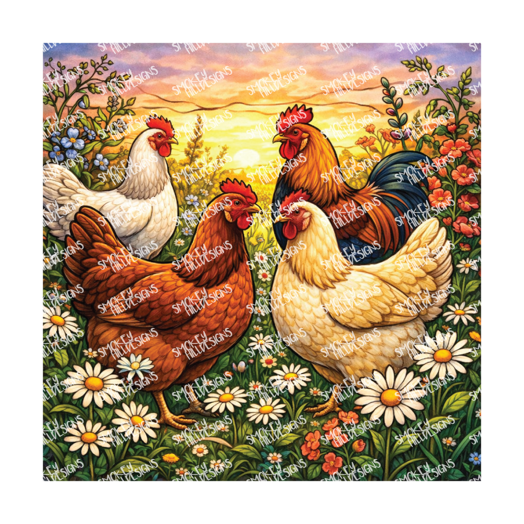PatternPly® Full Coverage Birds Series Volume 3 Chickens and Roosters 20