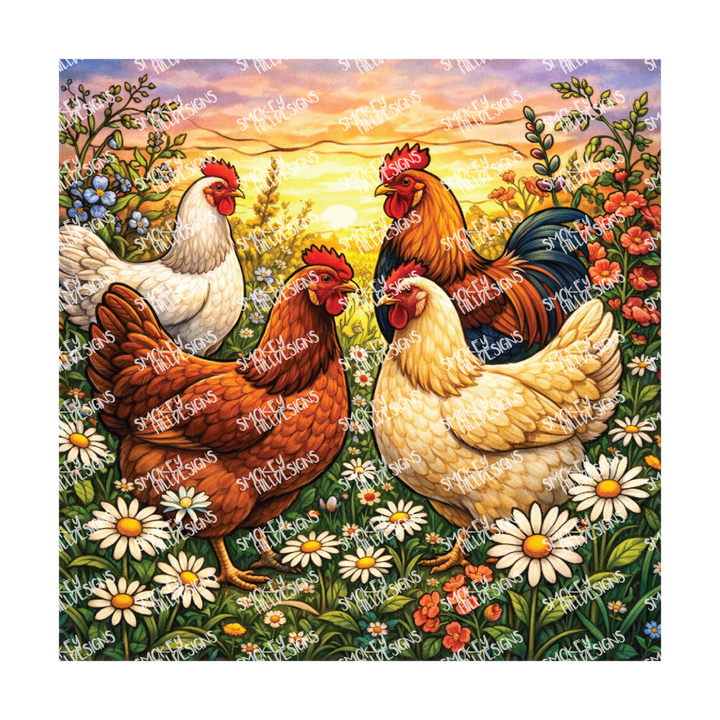 PatternPly® Full Coverage Birds Series Volume 3 Chickens and Roosters 20