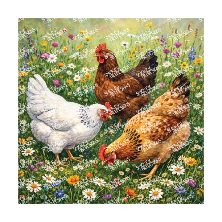 PatternPly® Transparent Birds Series Volume 3 Chickens and Roosters  21
