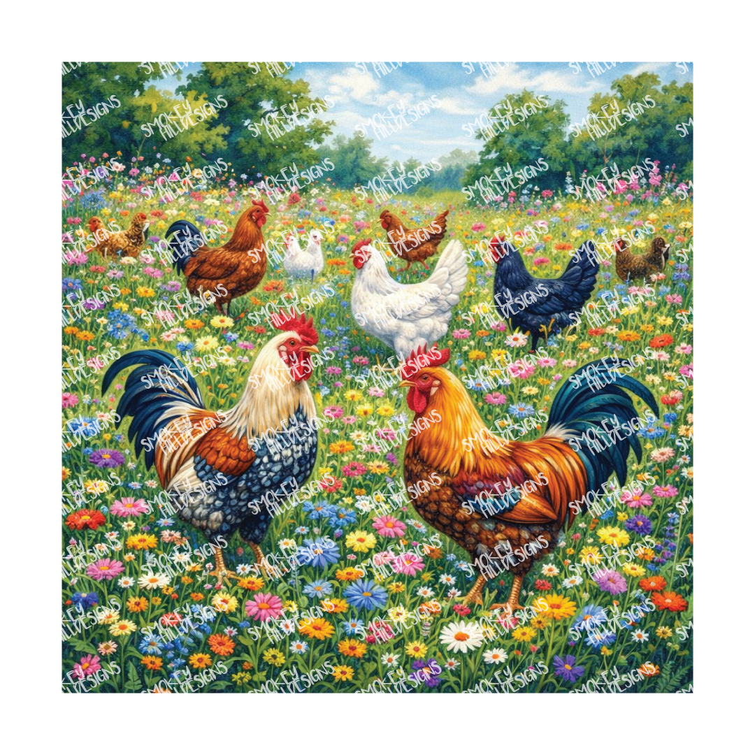 PatternPly® Full Coverage Birds Series Volume 3 Chickens and Roosters 23