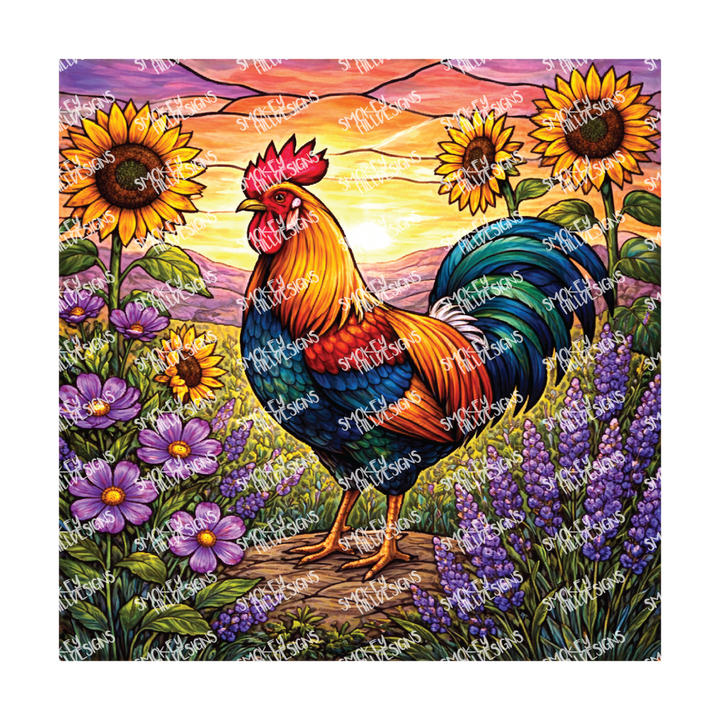 PatternPly® Transparent Birds Series Volume 3 Chickens and Roosters  24
