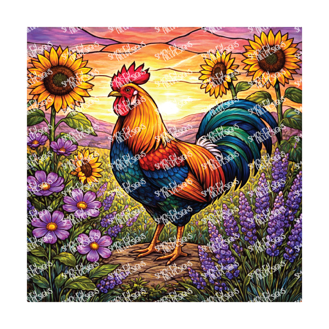 PatternPly® Full Coverage Birds Series Volume 3 Chickens and Roosters 24