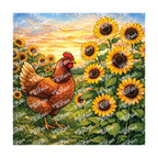 PatternPly® Transparent Birds Series Volume 3 Chickens and Roosters 29 art scene artwork