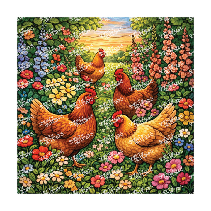 PatternPly® Full Coverage Birds Series Volume 3 Chickens and Roosters 30