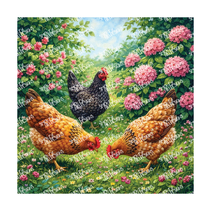 PatternPly® Transparent Birds Series Volume 3 Chickens and Roosters  32