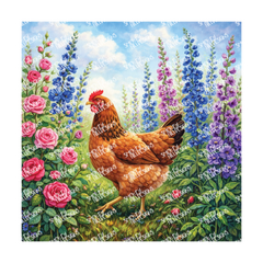 PatternPly® Full Coverage Birds Series Volume 3 Chickens and Roosters 3