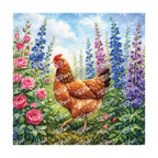 PatternPly® Transparent Birds Series Volume 3 Chickens and Roosters 3 art scene artwork