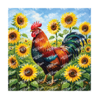 PatternPly® Transparent Birds Series Volume 3 Chickens and Roosters 4 art scene artwork