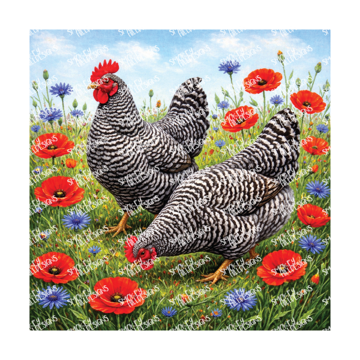 PatternPly® Transparent Birds Series Volume 3 Chickens and Roosters  8