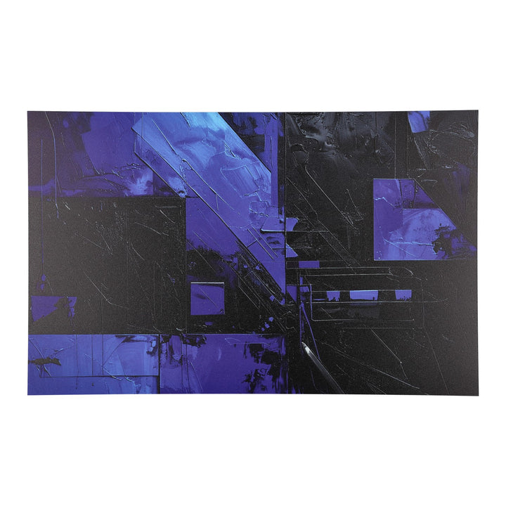 PatternPly® Full Coverage Black And Blue Abstract