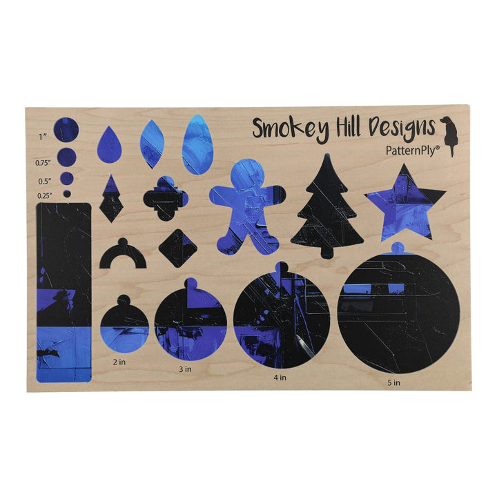 PatternPly® Transparent Black and Blue Abstract