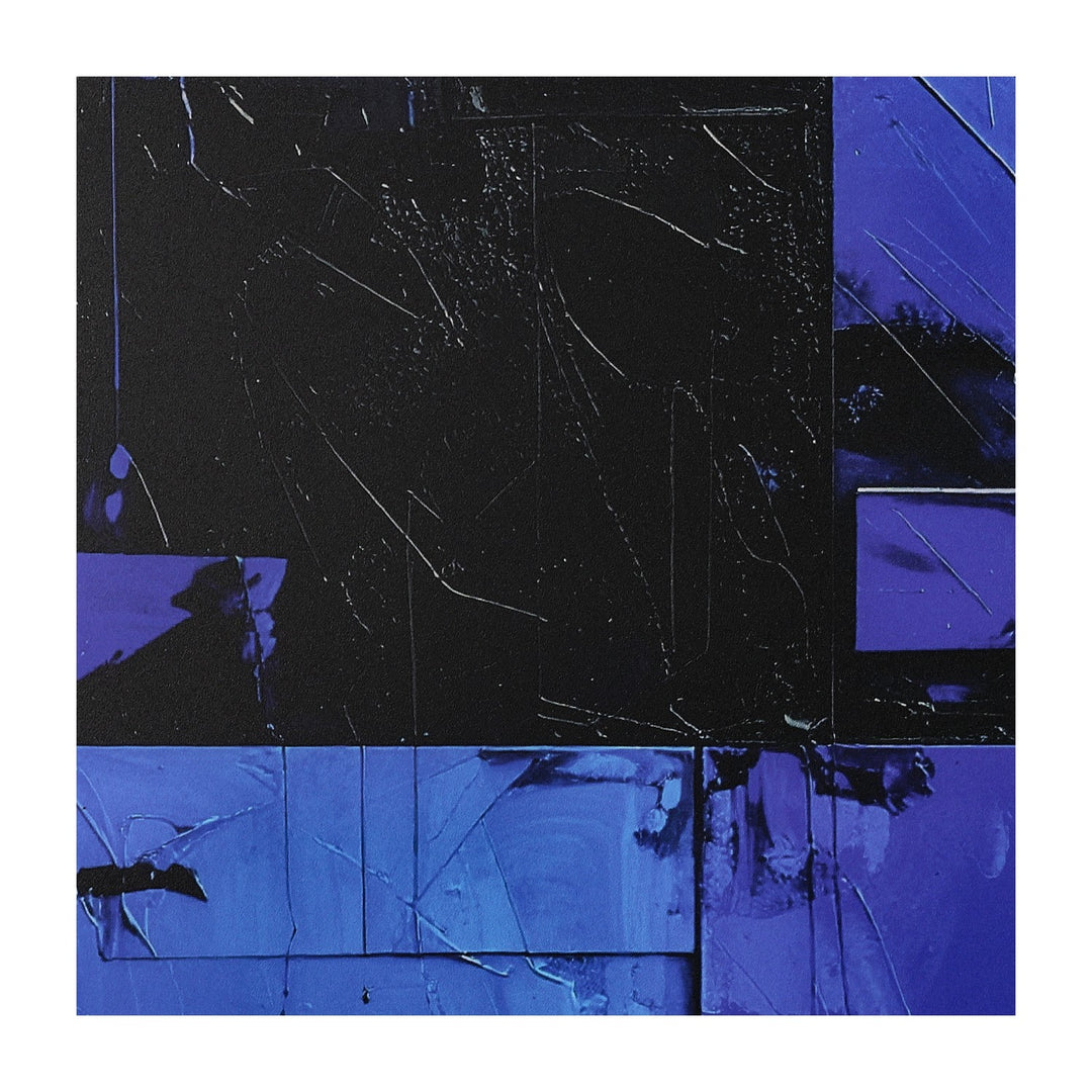 PatternPly® Transparent Black and Blue Abstract