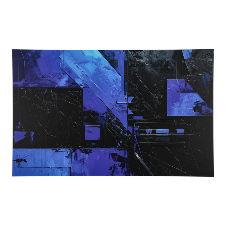 PatternPly® Transparent Black and Blue Abstract