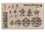 PatternPly® Scattered Black and Orange Swirls product photo 3
