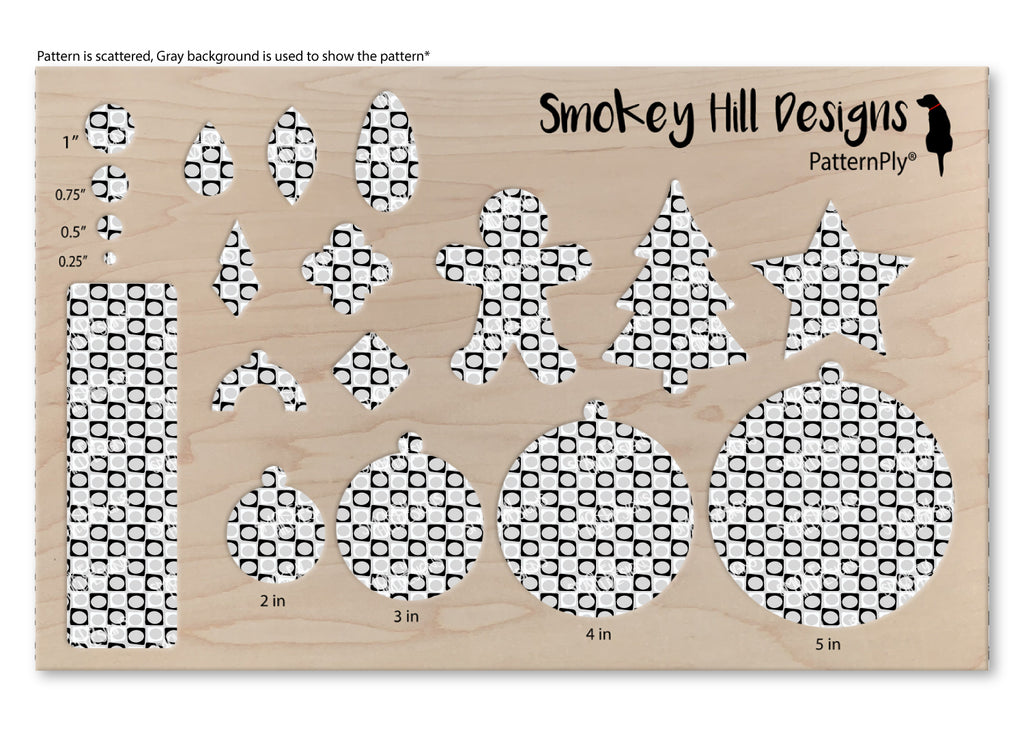 PatternPly® Scattered Black and White Squares product photo 3