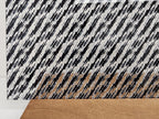 PatternPly® Scattered Black and White Streaks sheet showing the pattern