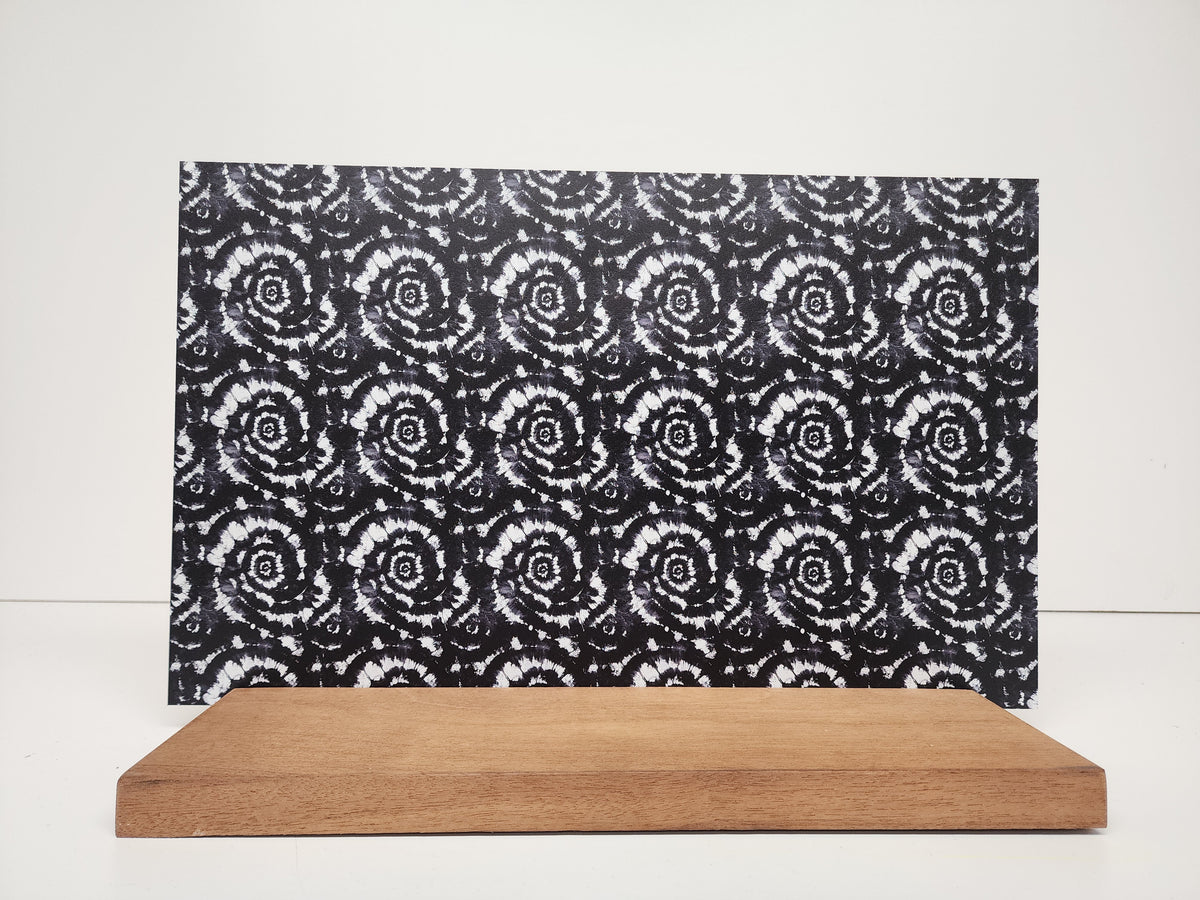 PatternPly® Full Coverage Black and White Tie Dye product photo 3