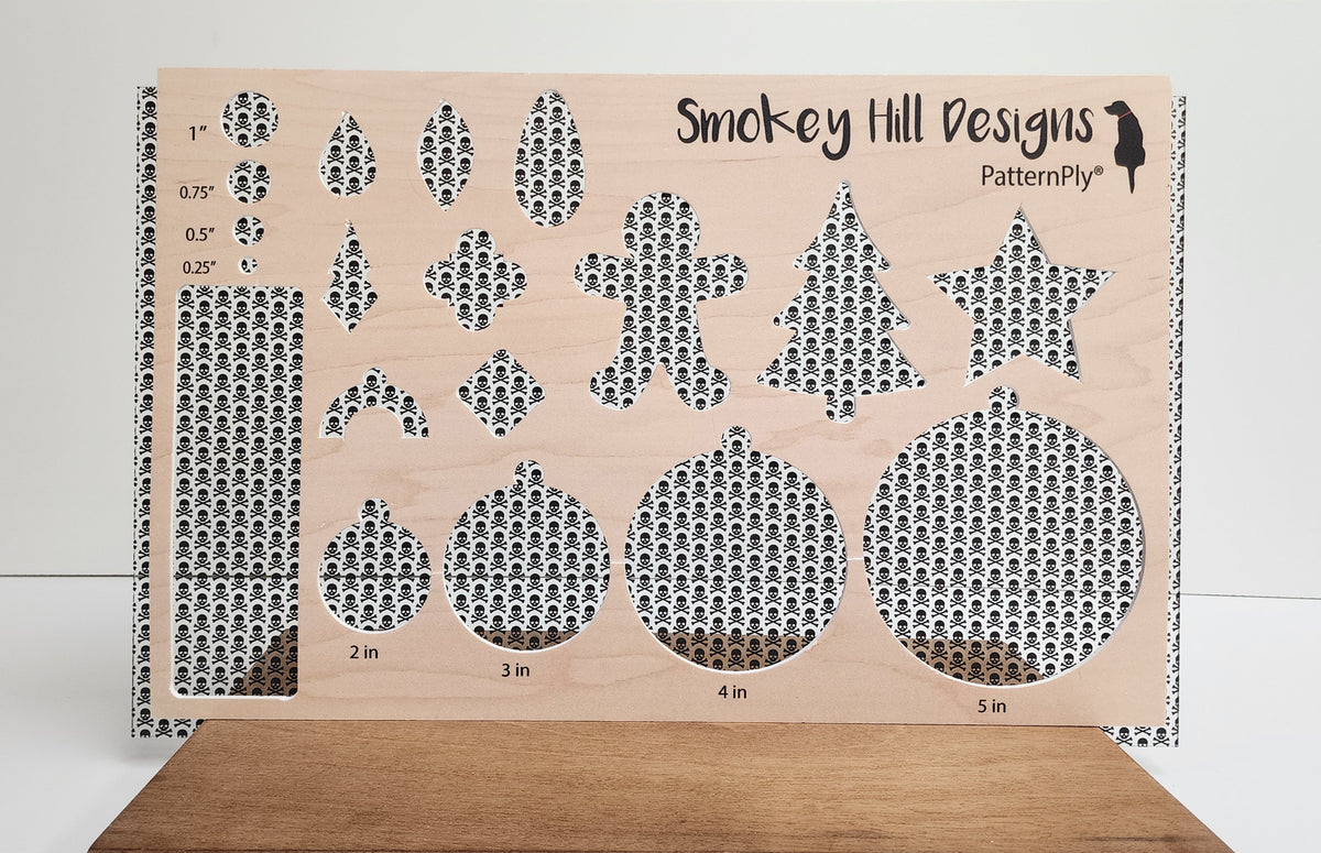 PatternPly® Scattered Black Skull and Crossbones product photo 2