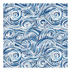 PatternPly® Scattered Blue and Gray Swirls sheet showing the pattern
